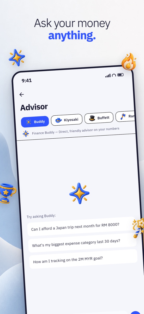 Advisor screen